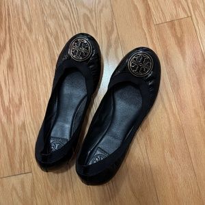 Tory Burch Caroline Patent Leather Ballet Flats